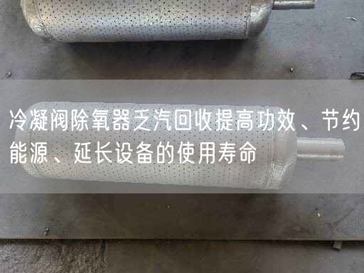 冷凝閥除氧器乏汽回收提高功效、節(jié)約能源、延長(zhǎng)設(shè)備的遙遙壽命